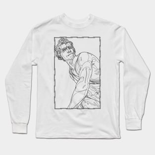 David - w/ Face Long Sleeve T-Shirt